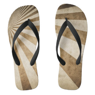 Retro Streifenmusterhintergrund Flip Flops