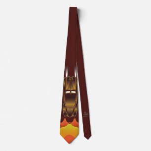 Retro Stretch Auto Necktie Design Krawatte