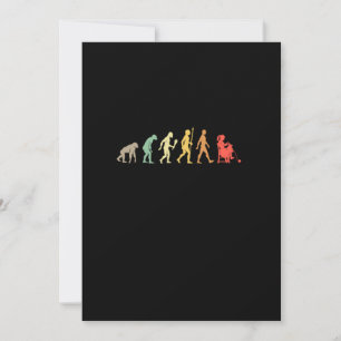 Retro-Strick-Evolution Geschenkidee für Stricker Einladung