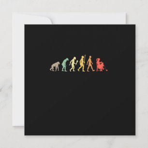 Retro-Strick-Evolution Geschenkidee für Stricker Einladung