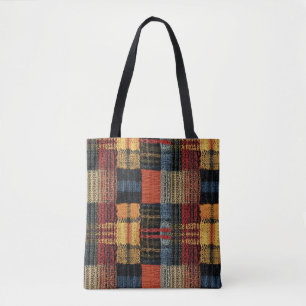 Retro Strick Patchwork - Gemütlicher Herbst Boho V