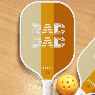 Retro Strip Krasser Vater Pickleball Schläger