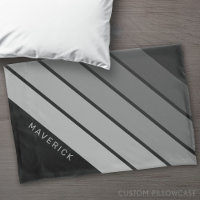 Retro Stripe Pattern Schwarz Grau Vintage Sicht