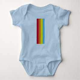 Retro Stripes Baby Bodysuit (Navy Blue Multi) Baby Strampler