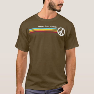 Retro Stripes erziehen T-Shirt