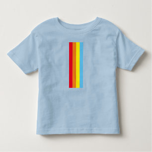 Retro Stripes Kleinkind's T - Shirt (Navy Blue Mul