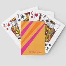 Retro Stripes Monogramm