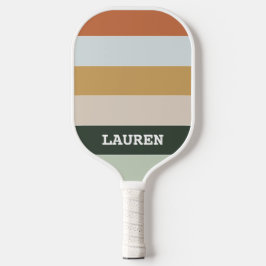 Retro Stripes Pickleball Paddel Schläger