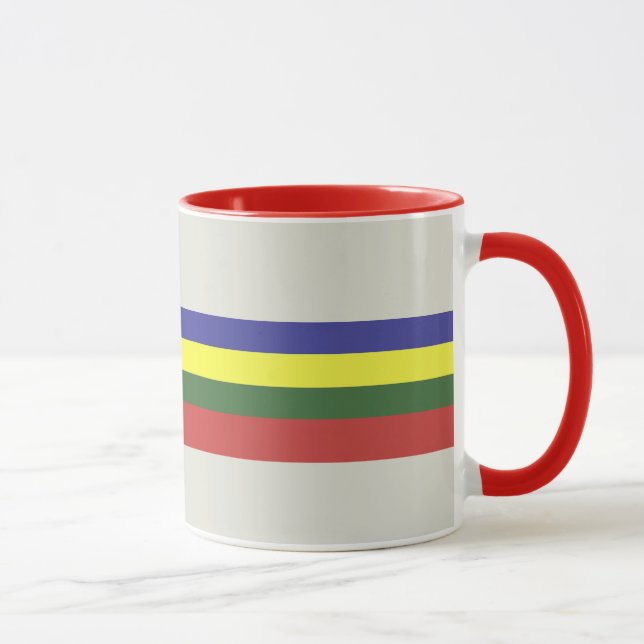 Retro Stripes-Tasse Tasse (Rechts)