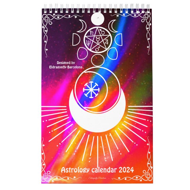 Retro Style-Astrology Kalender 2024 (Titelbild)