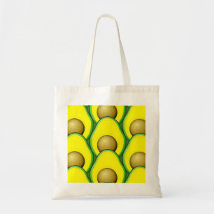 Retro-Style Avocado-Zeichnung Tragetasche
