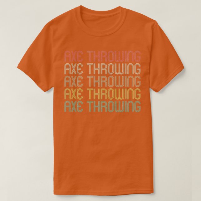 Retro Style Ax Throdesign T-Shirt (Design vorne)