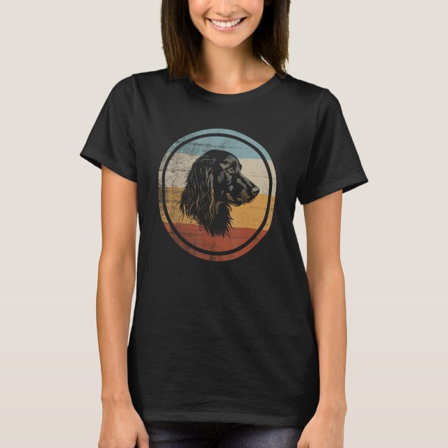 Retro Style Boykin Spaniel Dog T-Shirt (Vorderseite)