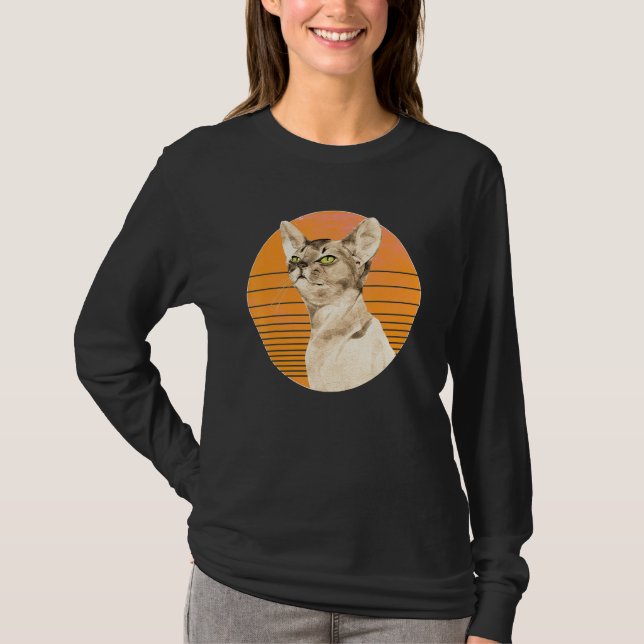 Retro Style Cat for every kitten & cat T-Shirt (Vorderseite)