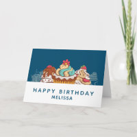 Retro Style Cupcakes Sweet Dessert Geburtstag