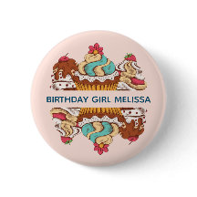 Retro Style Cupcakes Sweet Dessert Geburtstagskind