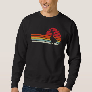 Retro Style Duck  Vintage Aquatic Bird 1 Sweatshirt