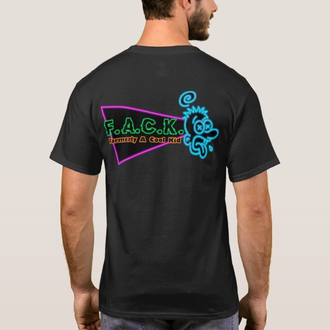 Retro Style Früher ein Cooler Kid-T - Shirt (Rückseite)