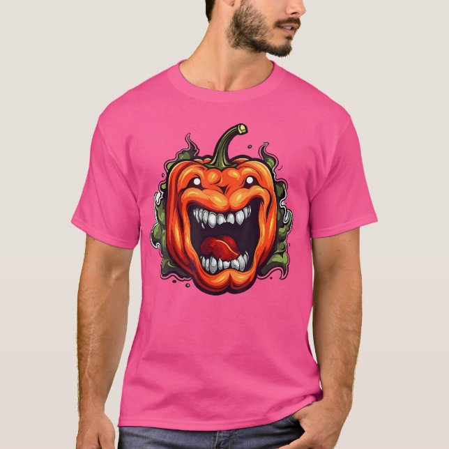 Retro Style Habanero Pepper T-Shirt (Vorderseite)
