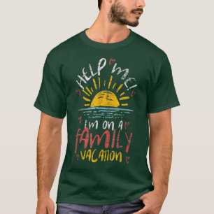Retro Style helfe mir bei einem Familienurlaub2359 T-Shirt