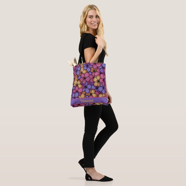 Retro Style Hippie-Blume Personalisiert (Am Model)