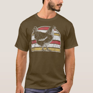 Retro Style Hühnchen Lover Funny Bauer Vintag T-Shirt