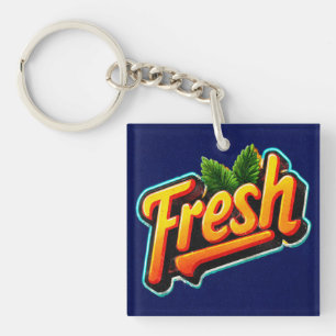 Retro Style Minty Fresh Acrylic Schlüsselanhänger