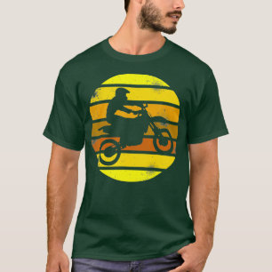 Retro Style Motocross Dirt Bike Sport Vintag T-Shirt