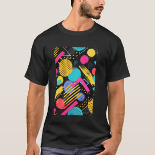 Retro Style Muster Art Synthwave 80er 1 T-Shirt