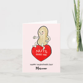 Retro Style Nuts über Ihr individuelles Valentin Feiertagskarte