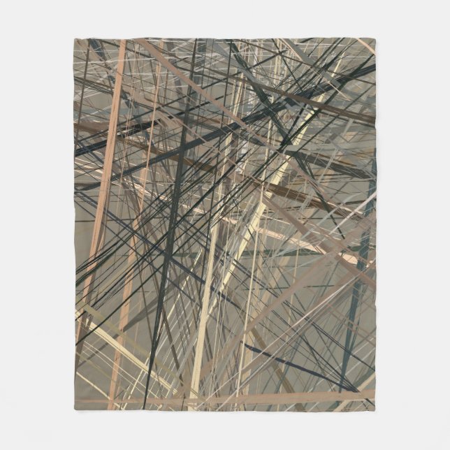 Retro style oil drawing. illustration. Texture pai Fleecedecke (Vorderseite)