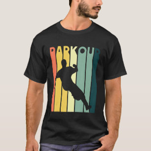 Retro Style Parkour Vintag urbanes Laufen T-Shirt