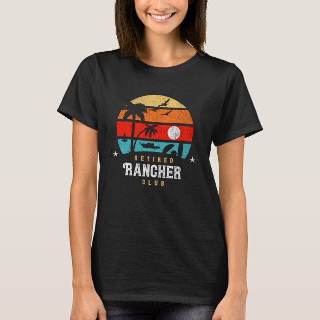 Retro Style Pension Gag Idee Renaissance Rancher T-Shirt (Vorderseite)