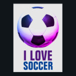 Retro Style Pop Art Basketball Motivierend Fußball Poster<br><div class="desc">I Liebe Fußball Popular Sports - Fußball / Fußball Motivierend Kunstwerke</div>