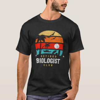 Retro Style Retirement Gag Idea Funny Retired Biol T-Shirt