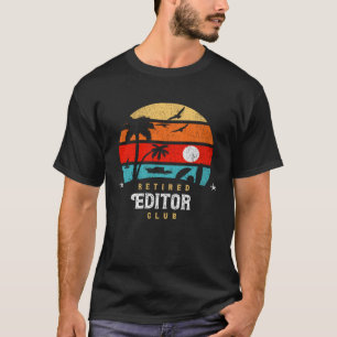 Retro Style Retirement Gag Idee - Nachwuchseditor T-Shirt