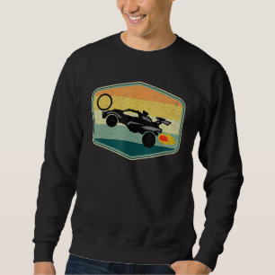 Retro Style Rocket Rc Soccer Car League Gamer 2 Sweatshirt