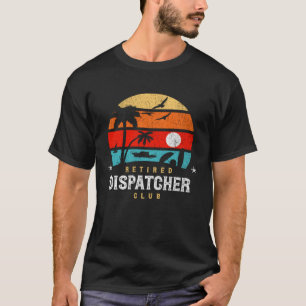 Retro Style Ruhetage Gag Idee Zurückgezogener Rück T-Shirt