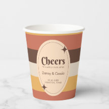 Retro Style Stripes Seventies Groovy 70er Hippie