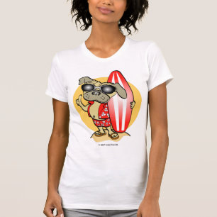 Retro Style Surfin' Mops Frauen-T-Shirts T-Shirt