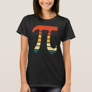Retro Style Vintag Pi Symbol März 14. 3 14 Pi T-Shirt