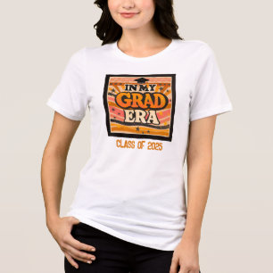 Retro Stylish modern in meinem Grad-Ära-Abschluss Tri-Blend Shirt