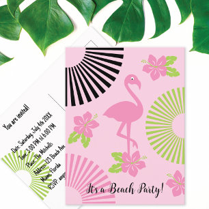 Retro Summer Beach Party Postkarte