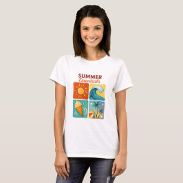 Retro Summer Essentials Grafik-T-Shirt T-Shirt