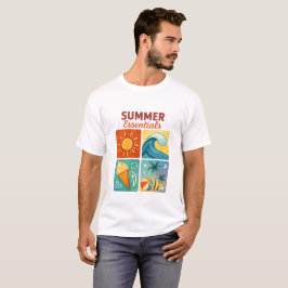 Retro Summer Essentials Grafik-T-Shirt T-Shirt