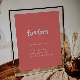 Retro Summer   Gastgeschenke Hochzeiten in heißen  Poster