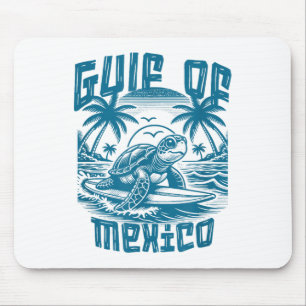 Retro Summer Golf von Mexiko Forever Turtle Beach  Mousepad