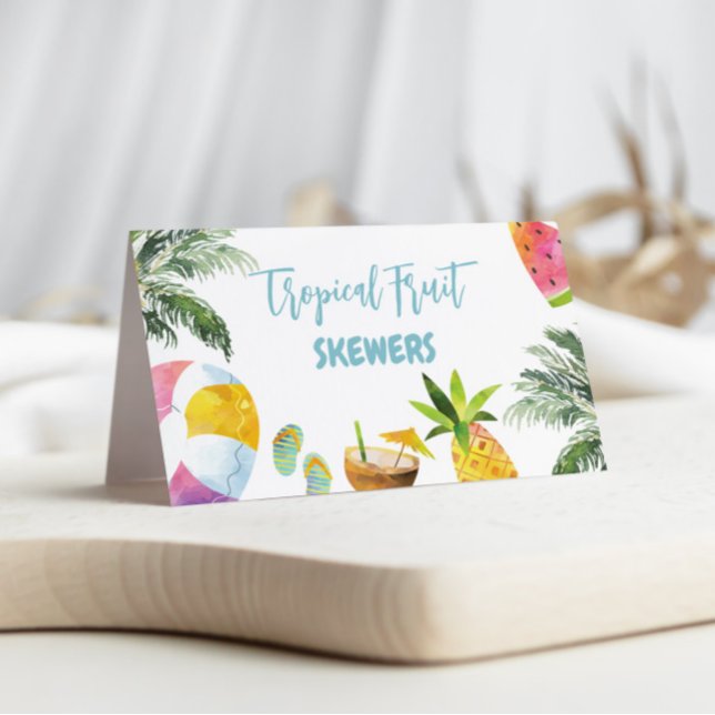 Retro Summer Party Food Labels (Von Creator hochgeladen)