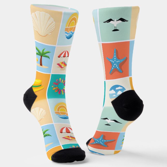 Retro Summer Socken (Gewinkelt)
