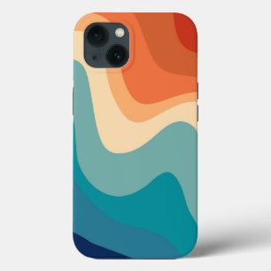 Retro Summer Swirl Wave #1a #minimal #decor #art Case-Mate iPhone Hülle